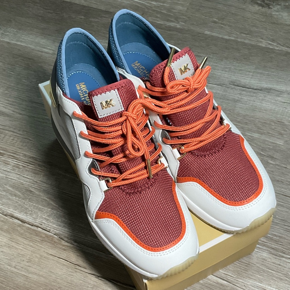 Michael Kors Liv Trainer Small Air Mesh Sneaker Shoes